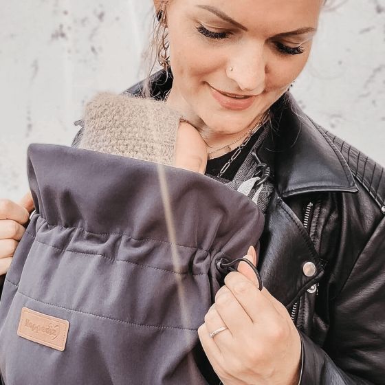 Hoppediz Couverture de Portage Softshell Gris