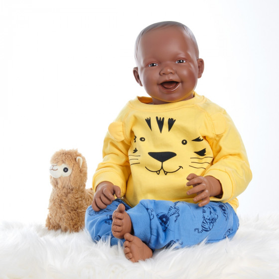 Bébé 3-6 mois 66cm 4,5kg - Poupon de Portage Lesté et Articulé