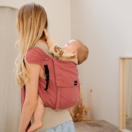 Néobulle P'tit Evo Acajou - Porte-bébé Meï-taï Hybride