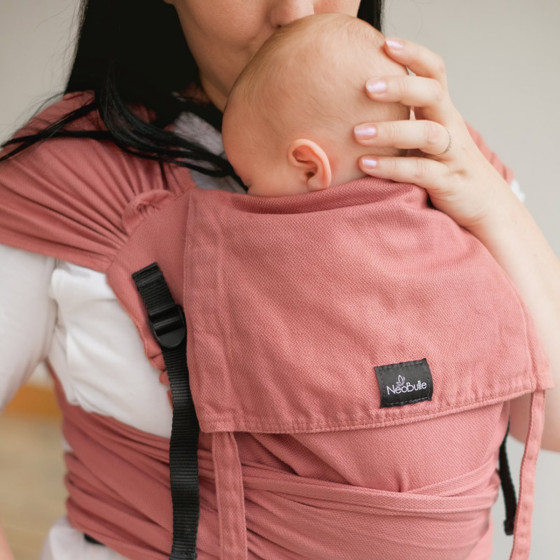 Néobulle P'tit Evo Acajou - Porte-bébé Meï-taï Hybride