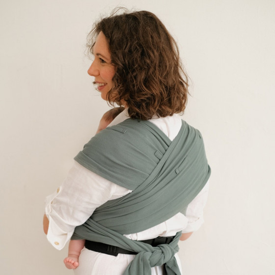 Néobulle P'tit Evo Vert Eucalyptus - Porte-bébé Meï-taï Hybride