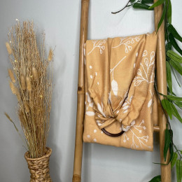 Naturioù Ring Sling Botanie Ocre - écharpe de portage sans noeud