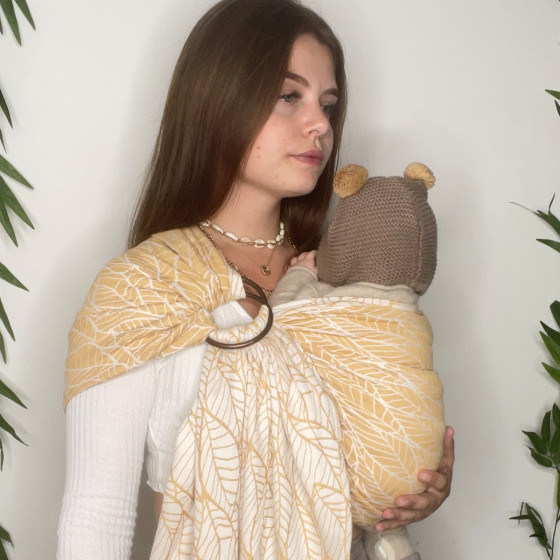 Naturiou Ring sling Millefeuille Ochre