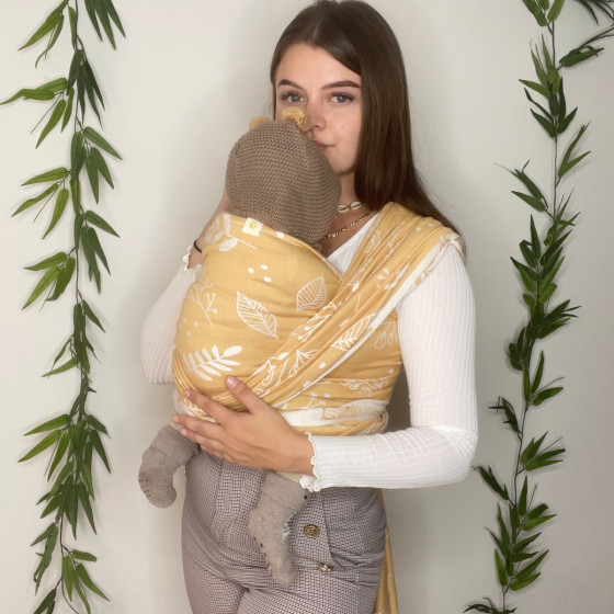 Naturiou Botany Ocher Baby wrap - Jacquard Baby wrap