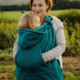 Little Frog Fleece Cover - Cosy Frog - Cosy Frog Teal