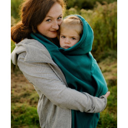 Little Frog Fleece Cover - Cosy Frog - Cosy Frog Teal