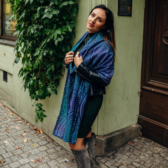 Lennylamb Châle - Peacock's Tail Provance