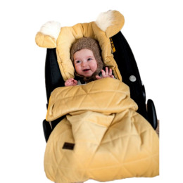 Kinder Hop Dream Catcher sleeping bag 80 x 45 cm - Triangles Mustard
