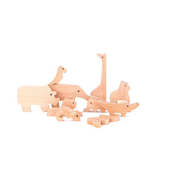 Puzzle Jungle Bajo - Puzzle et figurines en bois