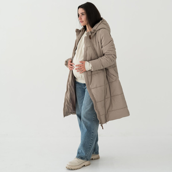 Love and Carry Manteau de portage et de grossesse 3-en-1 Latte