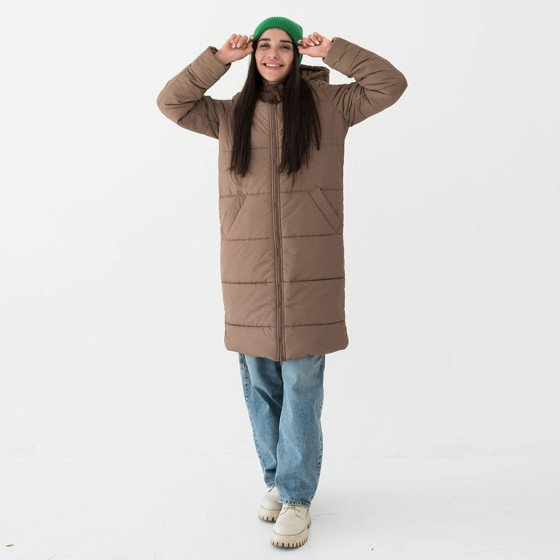 Love and Carry Manteau de portage et de grossesse 3-en-1 Cappuccino