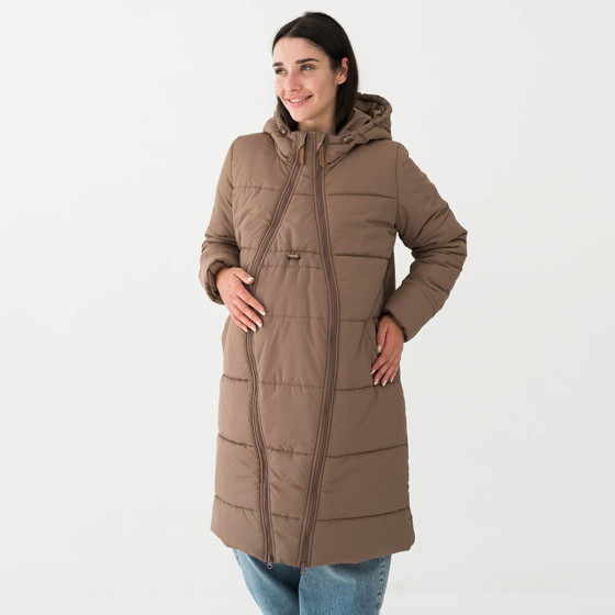 Love and Carry Manteau de portage et de grossesse 3-en-1 Cappuccino