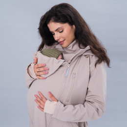 Love And Carry Jacket at Portage and Pregnancy Softshell (NEW) - Beige