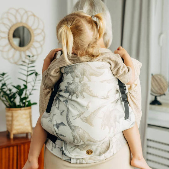 LennyLamb LennyPreschool Jurassic Park - Ice Desert Jacquard - Porte-enfant