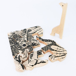 Puzzle Jungle Bajo - Puzzle et figurines en bois