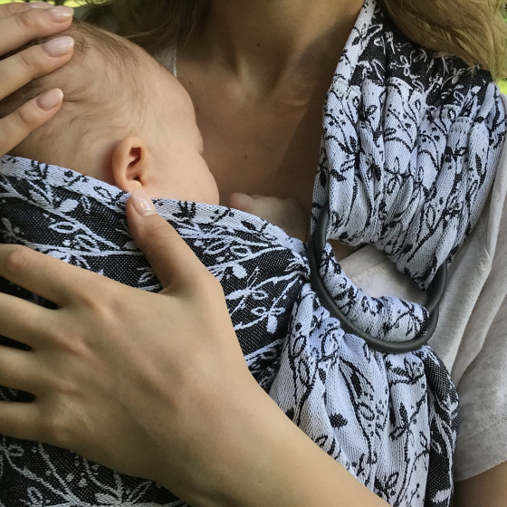 Naturioù rings to make Ring Sling from Baby Wrap