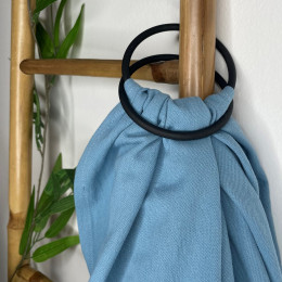 Naturioù rings to make Ring Sling from Baby Wrap - Matt Black