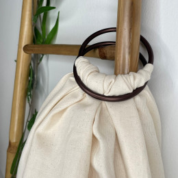 Naturioù rings to make Ring Sling from Baby Wrap - Marron brillant