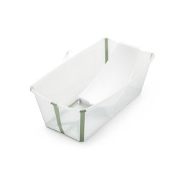 Stokke Flexi Bath - babies and children tub - Bundle - Transparent Green