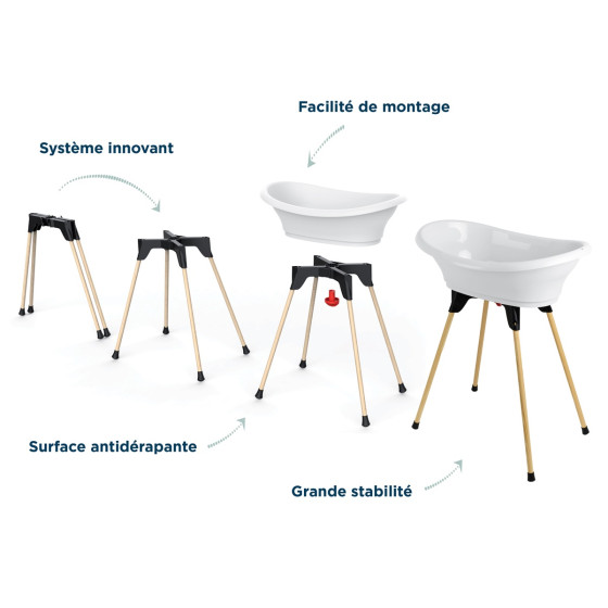 Thermobaby Pack Transat Vasco 5 en 1 Blanc Muguet