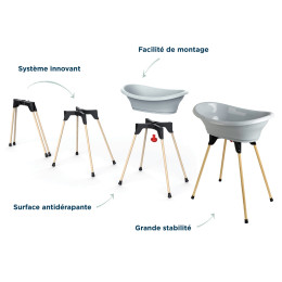 Thermobaby Pack Transat Vasco 5 en 1 Gris Charme
