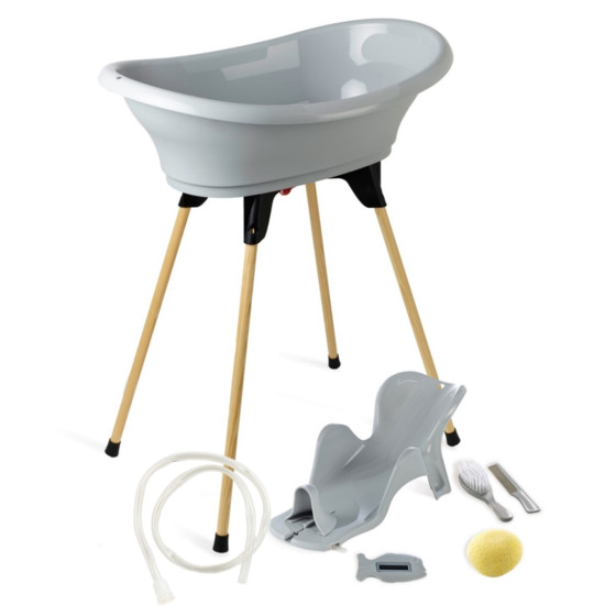 Thermobaby Pack Bain Vasco 7 en 1 Gris Charme