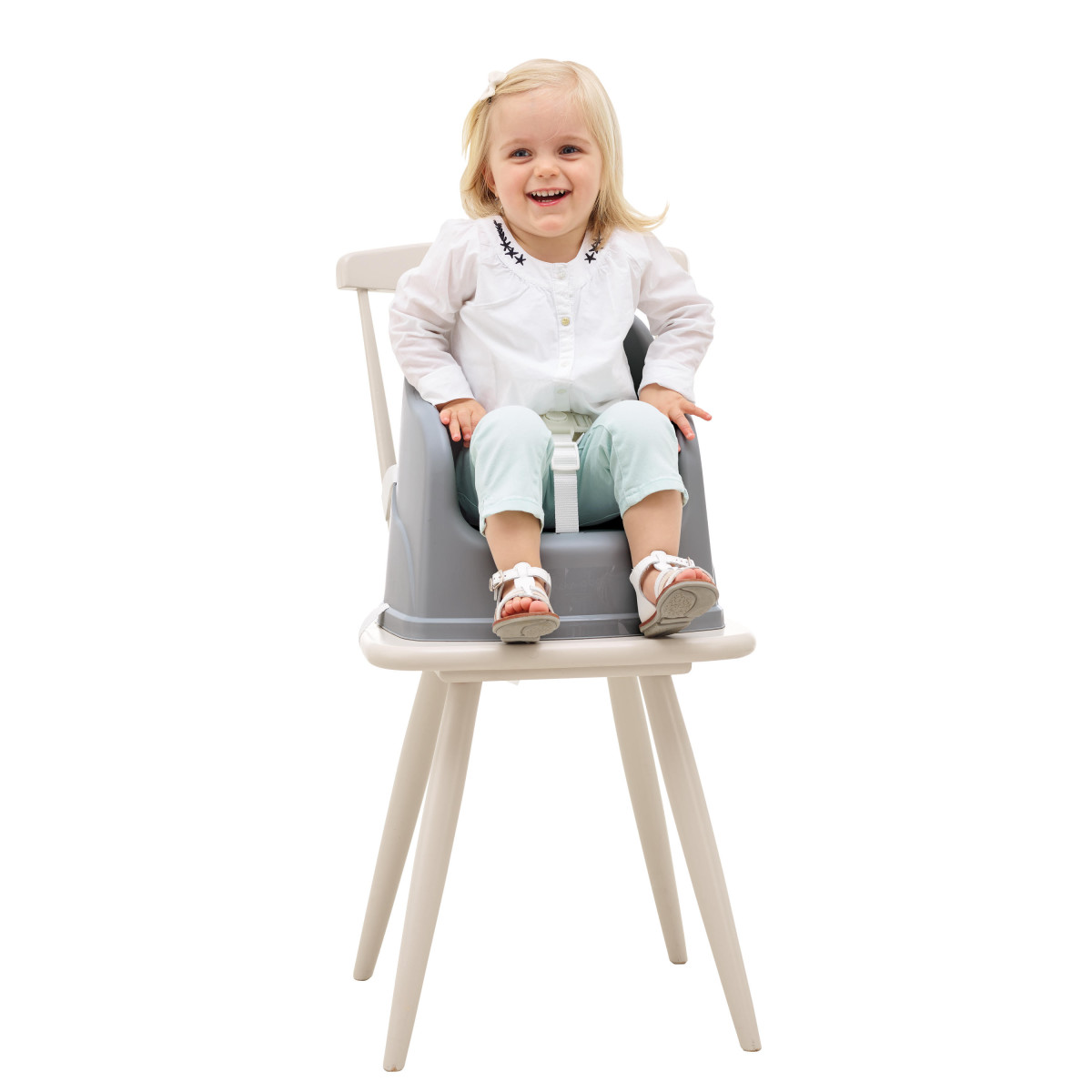 Réhausseur de chaise pour enfant, harnais 3 points, coussin d'assise,  enfant, bébé
