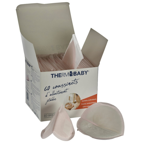 Thermobaby Coussinets d'allaitement Jetables (lot de 60)
