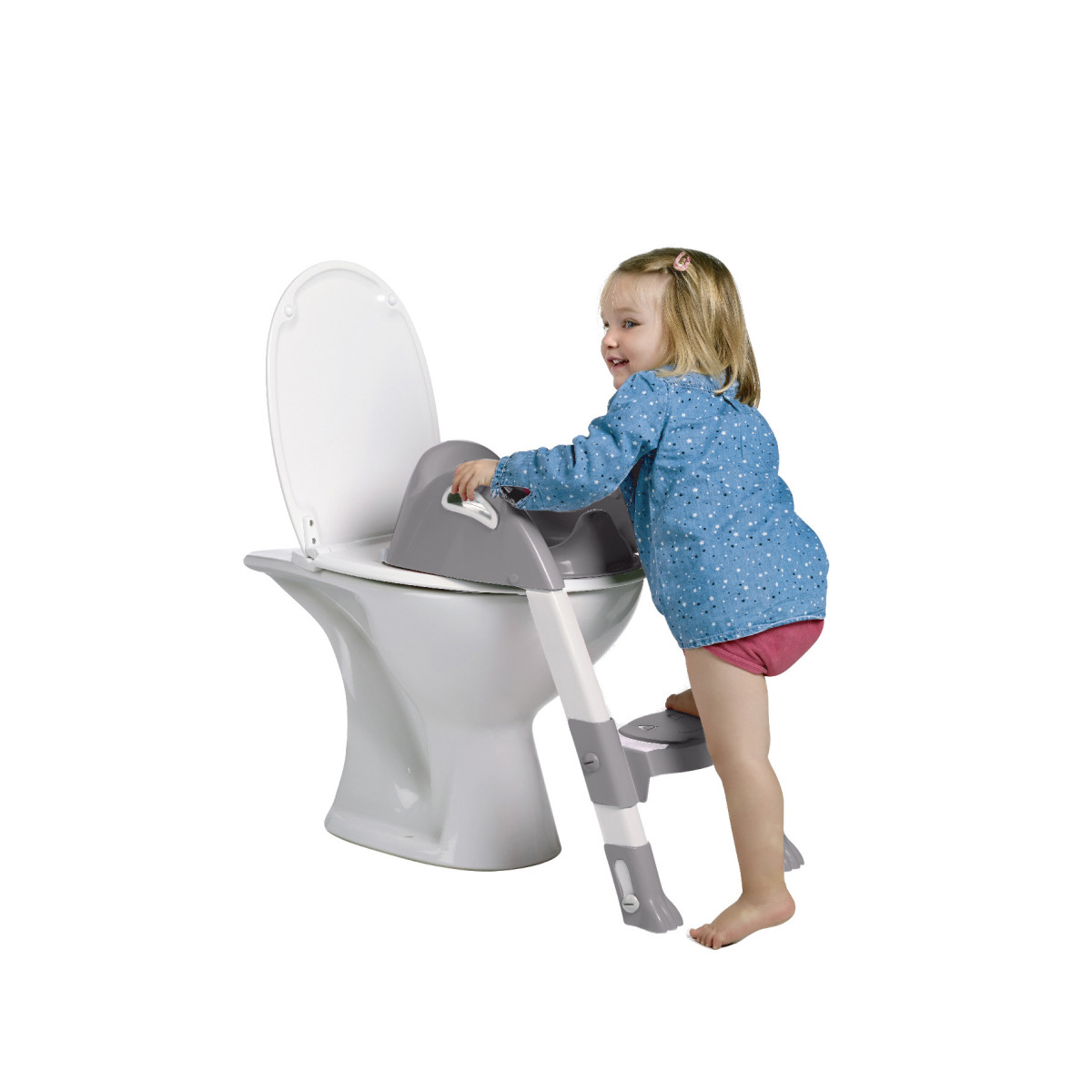 Reducteur WC Kiddyloo marron glacé/blanc THERMOBABY