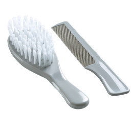 Thermobaby Brosse et Peigne Gris Charme