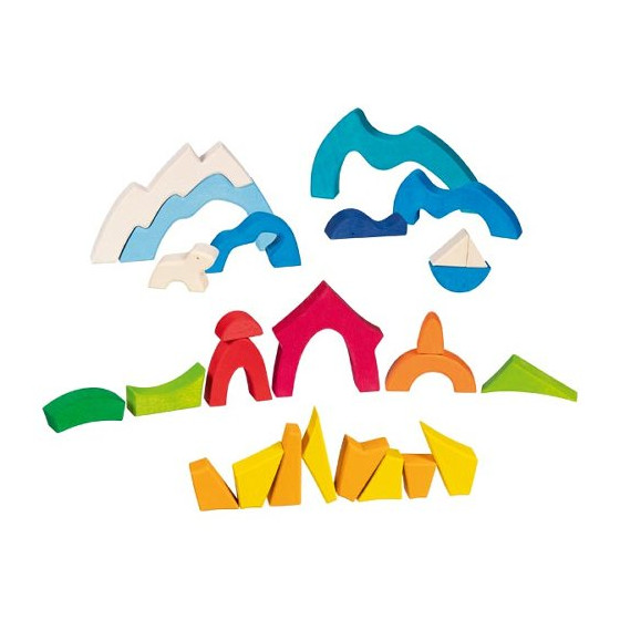 Goki Puzzle Landscape Little White Bear