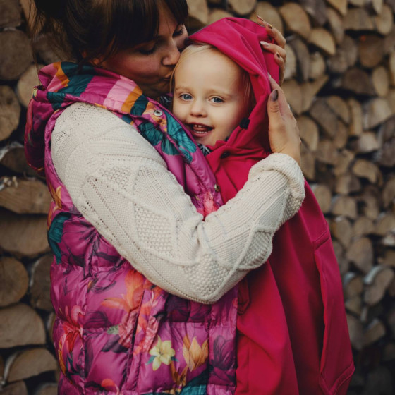 Little Frog Couverture Imperméable de protection - Magenta