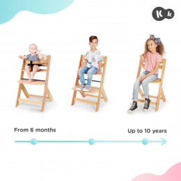copy of Kinderkraft ENOCK Baby High Chair and Children's Chair 2 in 1 - Naturel