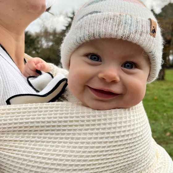 Naturiou Waffle Ring Sling Ecru