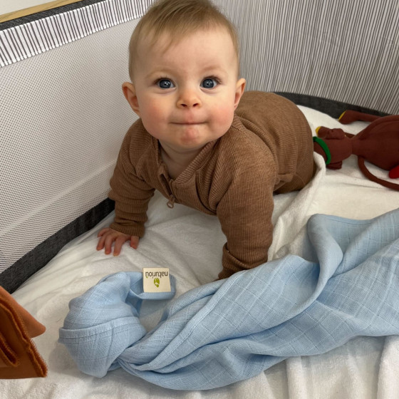 Naturioù Langes Bébé en Mousseline 90x90