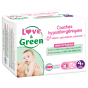 Love and Green disposable diapers size 4+ (9 to 20 kg)
