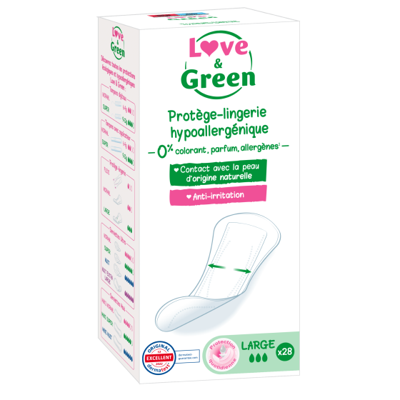 Love and Green Guard slips Hypoallergenic Wide x28