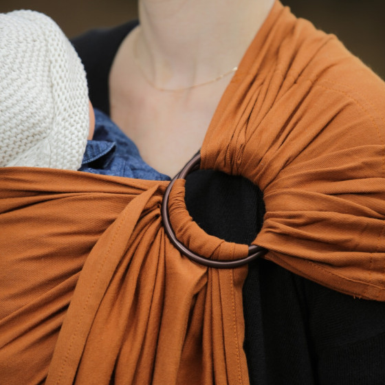 Naturioù Simply Sling Caramel - écharpe de portage sans nœud
