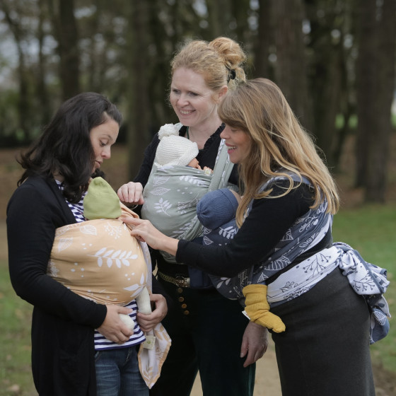 Naturiou Botanie Amande - Écharpe de Portage Tissée en Jacquard
