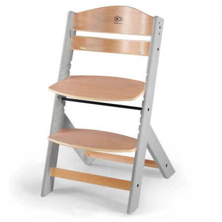 KinderKraft Enock Chaise haute évolutive en bois