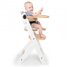 KinderKraft Enock Chaise haute évolutive en bois