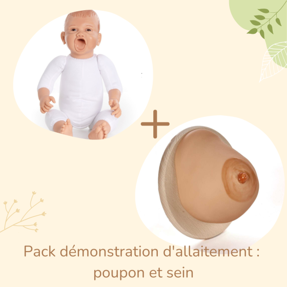 Pack démonstration d'allaitement : poupon et sein