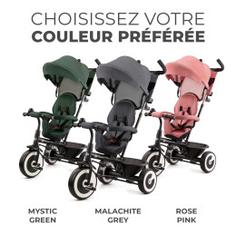 Kinderkraft Aston Tricycle Evolutif Enfant  6 en 1 - Mystic Green