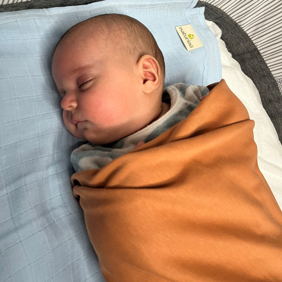 Naturiou Muslin Baby Swaddle 90x90 cm