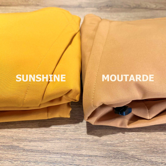 moutarde et sunshine couverture softshell little frog