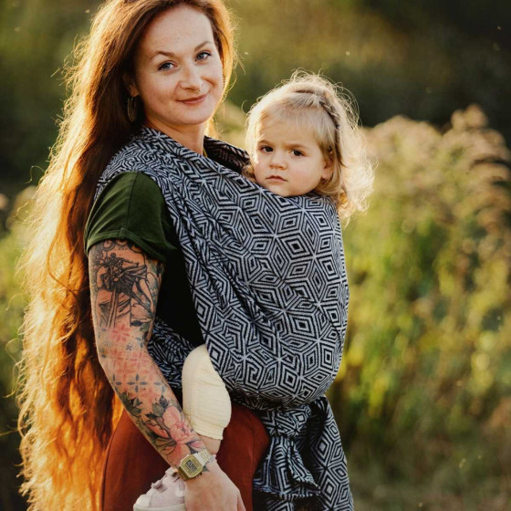 Little Frog Baby wrap - Inky Cube