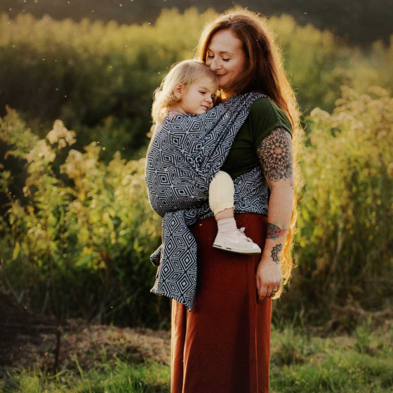 Little Frog Baby wrap - Inky Cube