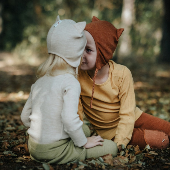 ManyMonths Kitty Beanie UNiQUE - Bonnet Chat en laine mérinos