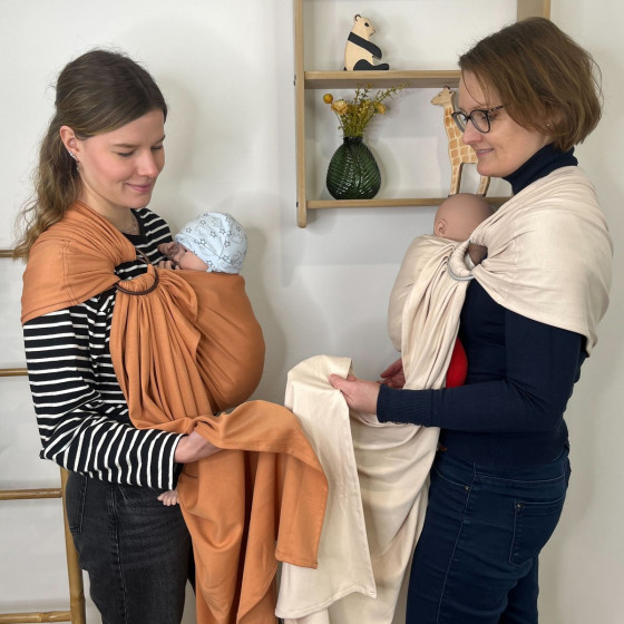 Naturioù Flex Sling Ivory - Ring Sling