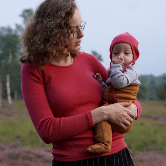 Manymonths Bonnet bébé en laine mérinos